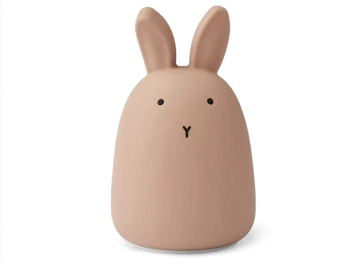 Liewood rabbit/dark rose natlampe Winston